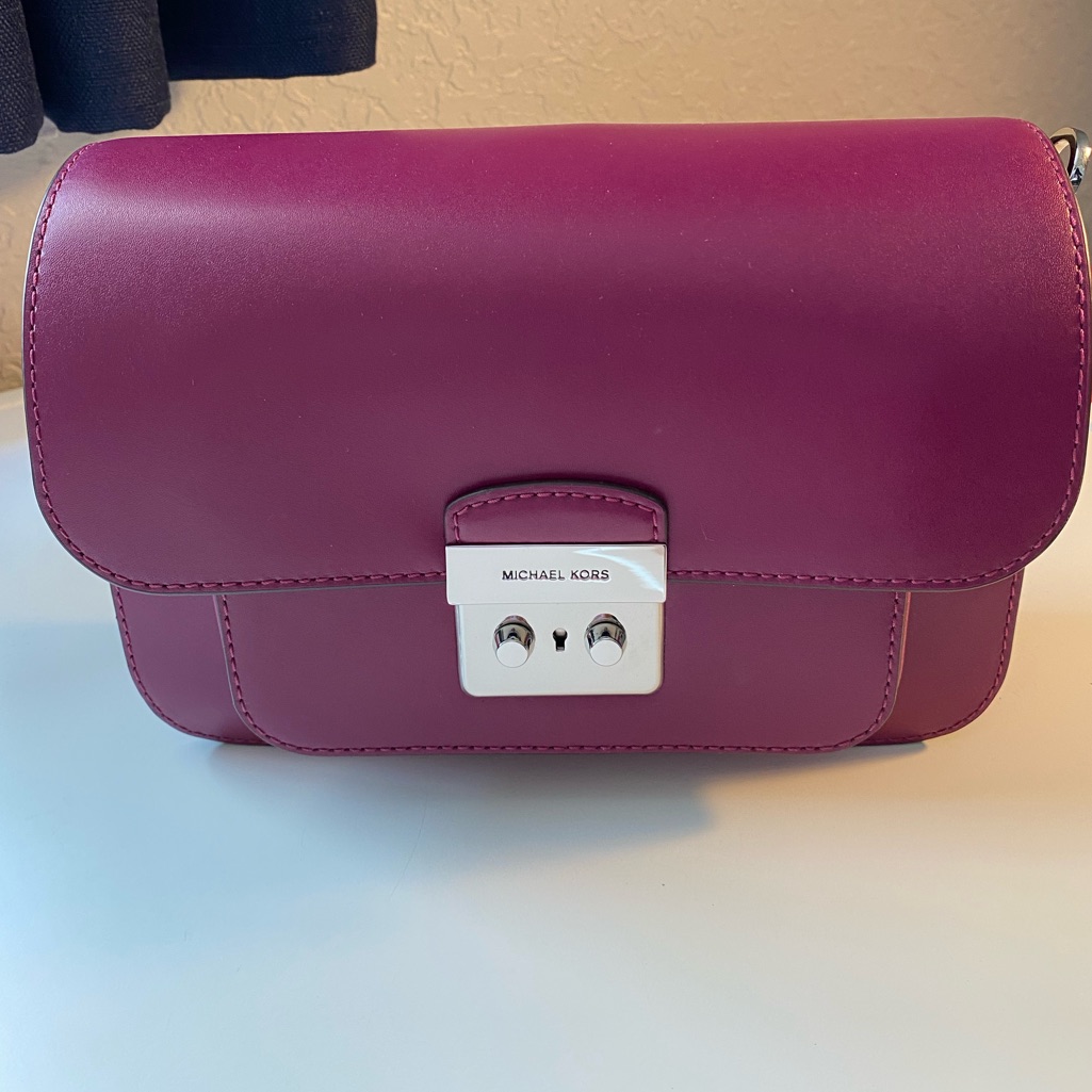 Euc Michael Kors Sloan Editor Leather Shoulder Bag